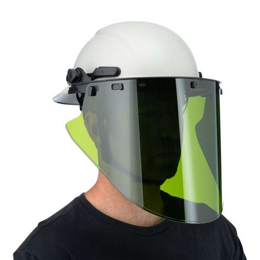 865-1 Hardknock Visor, Premium Tinted, Polycarbonate Shade 3 Green