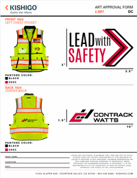 1823 Men's Ultimate Construction Vest Contrack Watts Logo