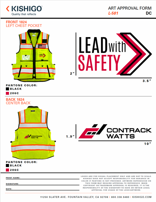1823 Men's Ultimate Construction Vest Weitz Logo