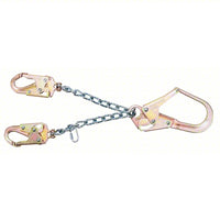 MSA Positioning Lanyard: Stainless Steel Snap Hook, Steel Snap Hook, 13 in Lg, 310 lb Capacity