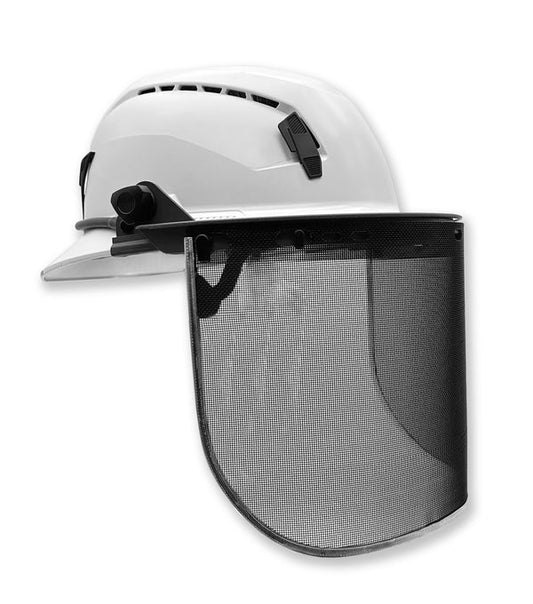 Mesh Face Shield with Bracket (Full Brim Compatible)