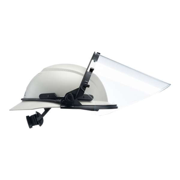 865-0 Hardknock Visor, Premium Clear, Polycarbonate High Heat