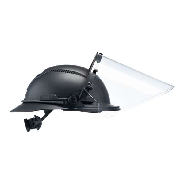 865-0 Hardknock Visor, Premium Clear, Polycarbonate High Heat
