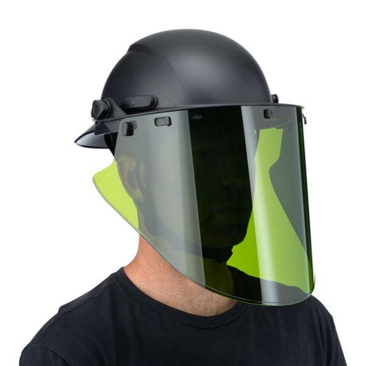865-1 Hardknock Visor, Premium Tinted, Polycarbonate Shade 3 Green