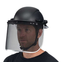 865-3 Hardknock Visor, Steel Mesh