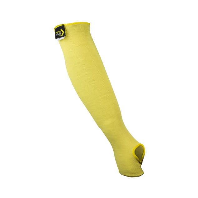 2-Ply Kevlar® 18" Sleeve with Thumb Slot, A3 Cut Protection Sleeve (Box of 25)