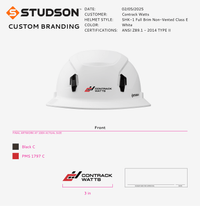 SHK-1 Full Brim Non-Vented Contrack Watts Logo