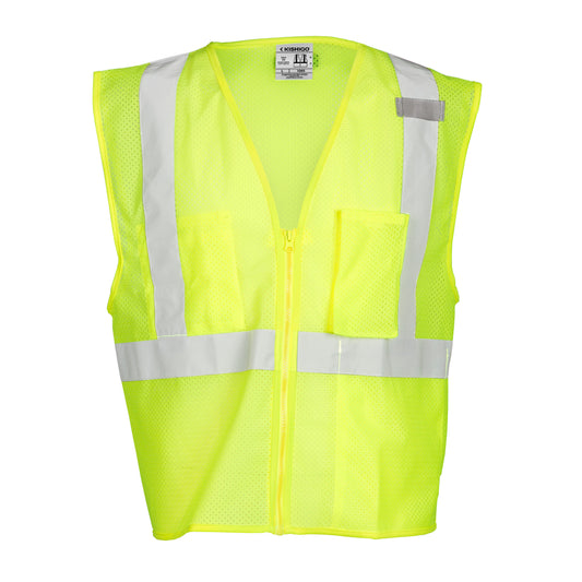 1085 3 Pocket Zipper Mesh Vest