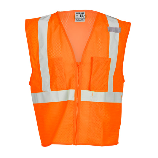 1086 3 Pocket Zipper Mesh Vest